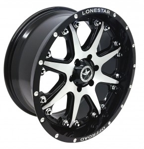 LS Wheel LS502 9x20" ET13 Bandit schwarz / silber C/K1500